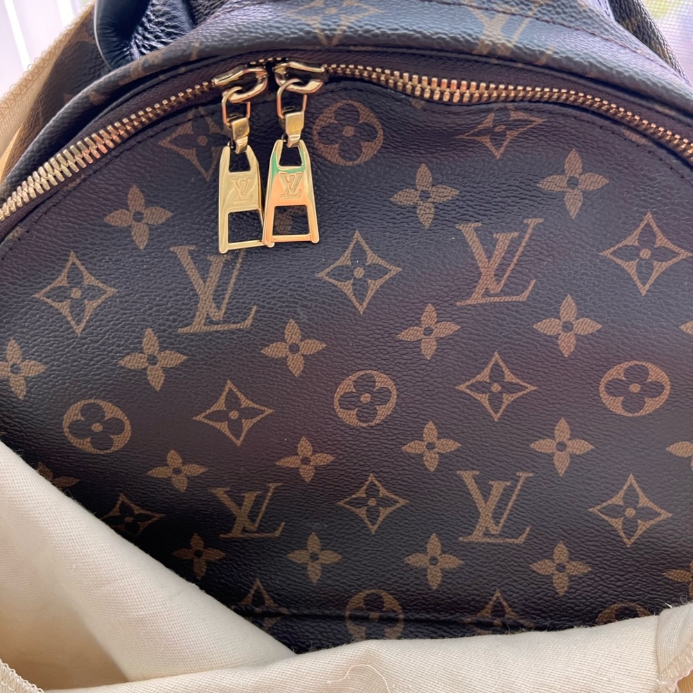 LV backpack.